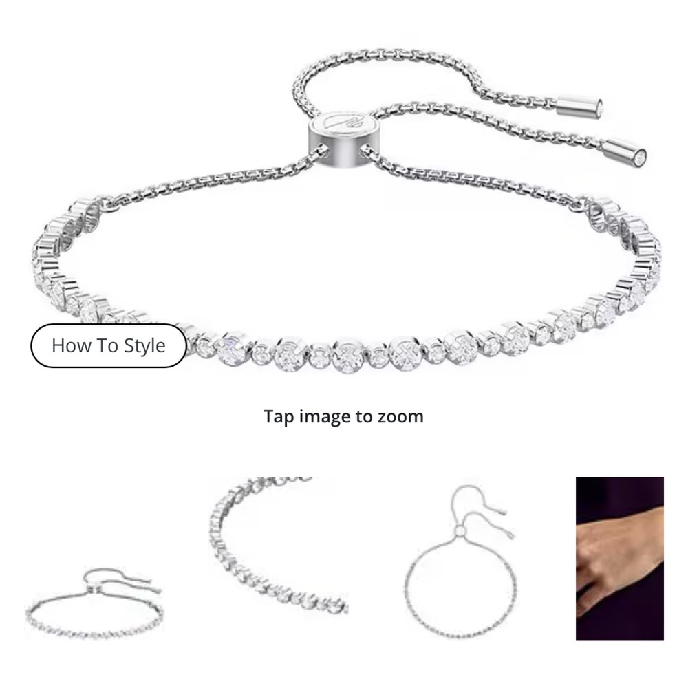 Swarovski Silver Crystal Bracelet